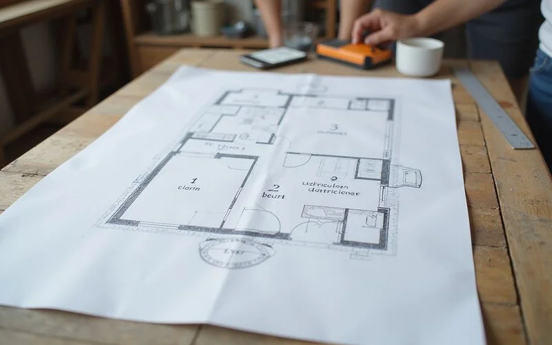 Floor plan marked with numbered pier locations around the perimeter and interior